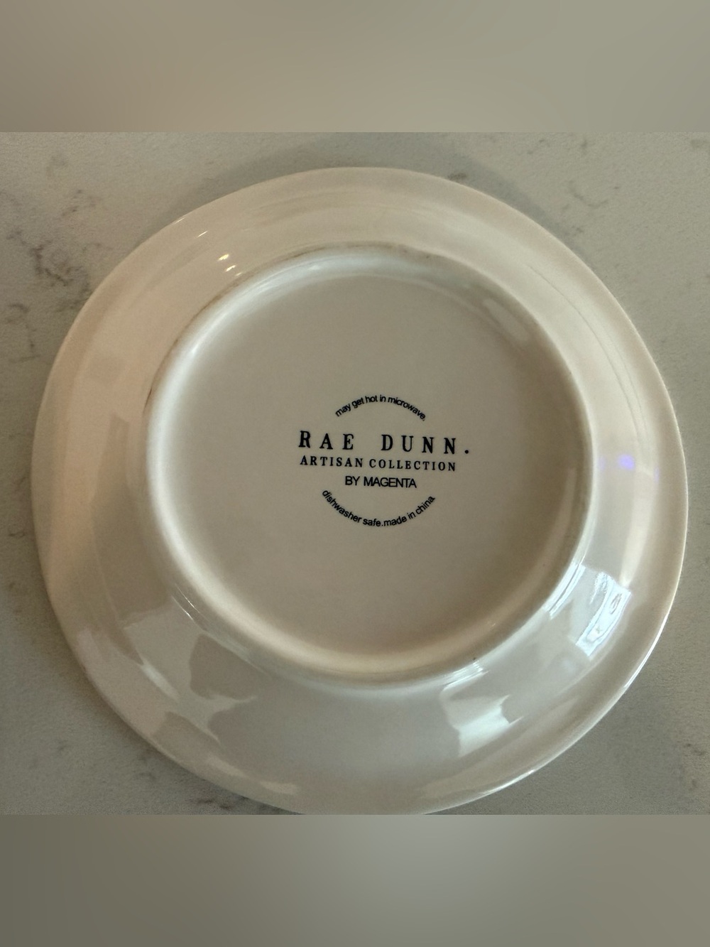 RAE DUNN Set of 4 Ceramic Snack Plates - Picture 8 of 8